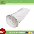 Polyester Non woven welded Liquid Filter bag with PP Ring on Top